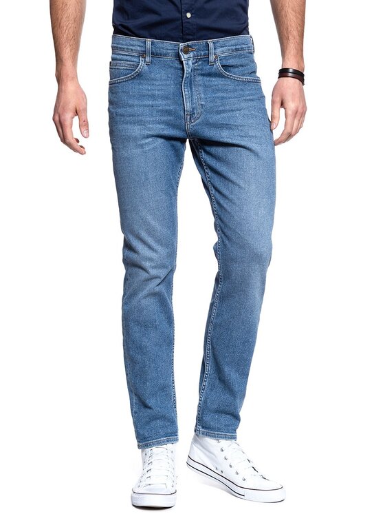 Lee Lee Jeans RIDER CROPPED Blu Slim Fit