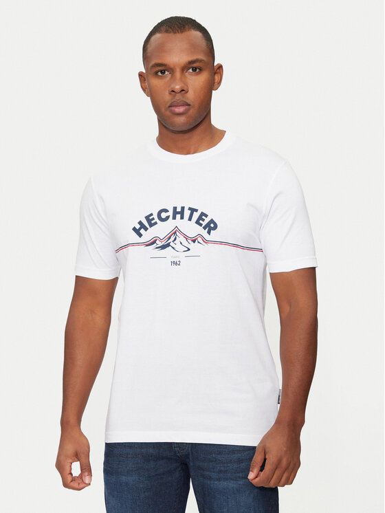 Hechter Paris Hechter Paris T-Shirt 75014 142919 Weiß Regular Fit