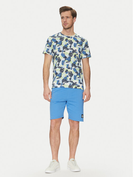 Blend Blend T-krekls 20717778 Zils Regular Fit