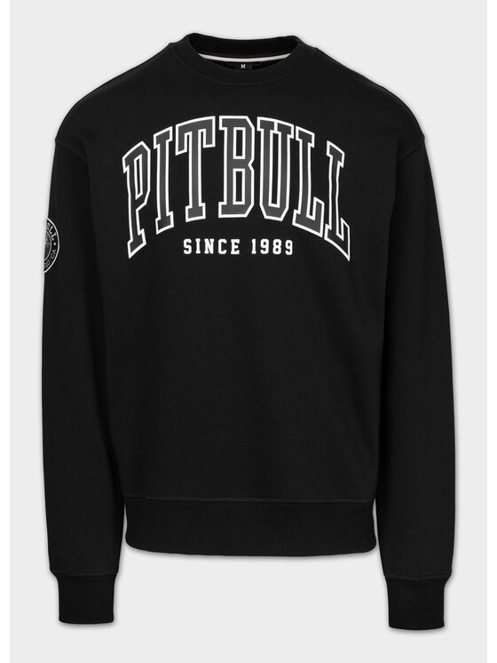 PITBULL PITBULL Bluza BADGER Czarny Regular Fit