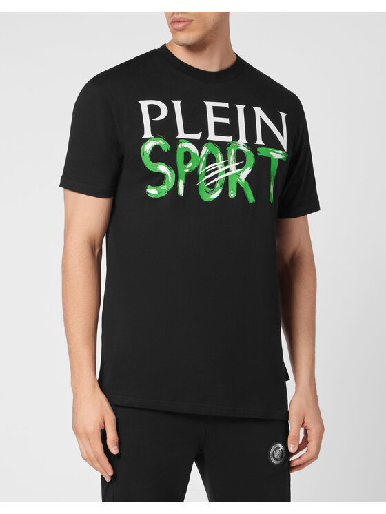 Plein Sport Plein Sport T-Shirt 8215 Czarny Regular Fit