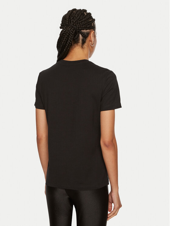 Just Cavalli Just Cavalli T-shirt 77PAHE24 Crna Slim Fit