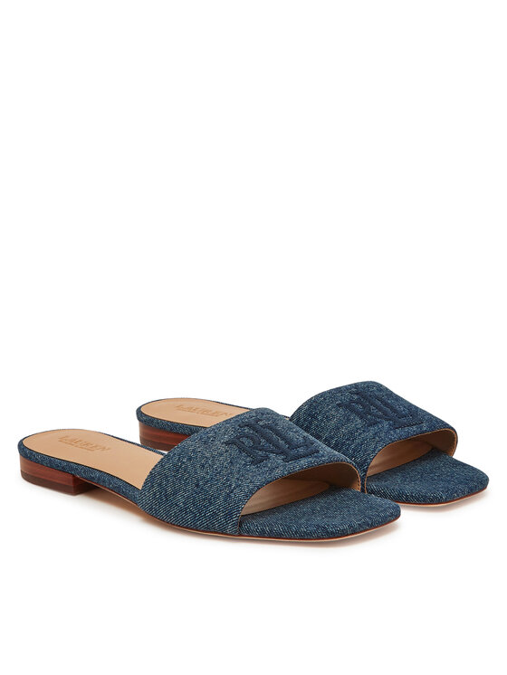 LAUREN RALPH LAUREN LAUREN RALPH LAUREN Klapki Everley 802966836001 Niebieski