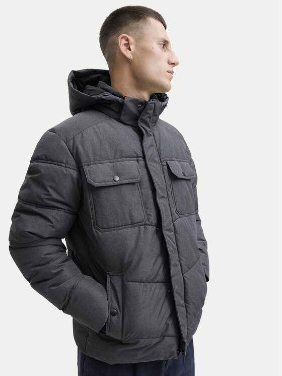 Jack & Jones Jack & Jones Zimní bunda Morgan 12279687 Šedá Regular Fit