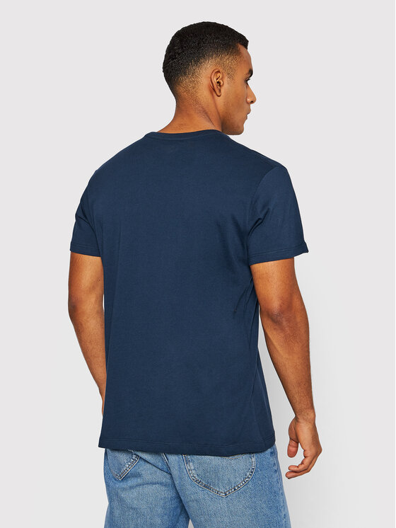Pepe Jeans Pepe Jeans T-Shirt Eggo PM508208 Tmavomodrá Regular Fit