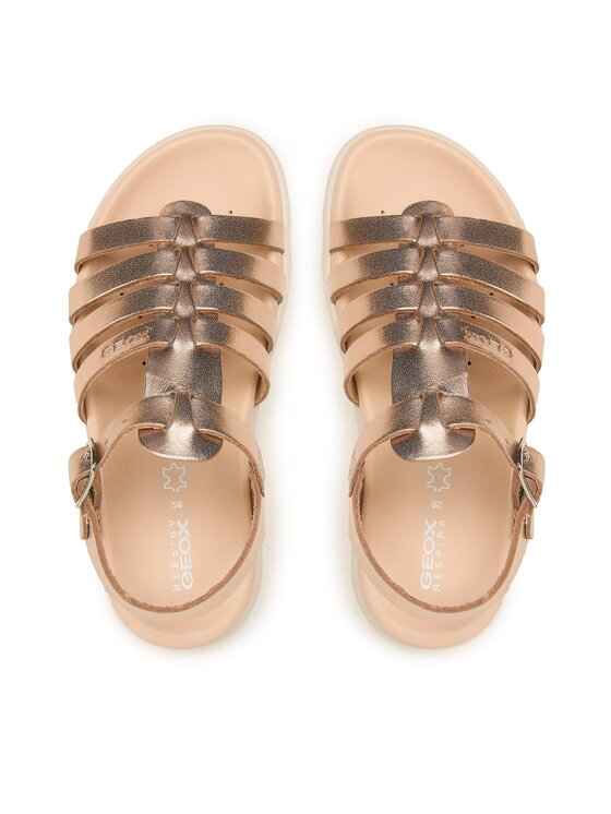 Geox Geox Sandale J Sandal Soleima Gir J35GSB000CFC7018 S Zlatna