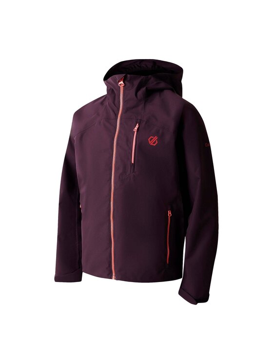 Dare2B Dare2B Kurtka przeciwdeszczowa Switch Out Fioletowy Long Fit