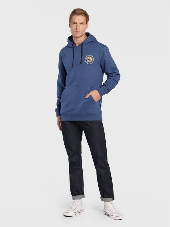 Felpa Rockies F1HO04 BIF2 Blu scuro Core Fit