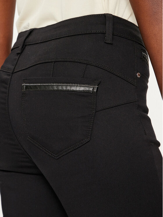 Morgan Morgan Jeans hlače 212-PACO Črna Slim Fit