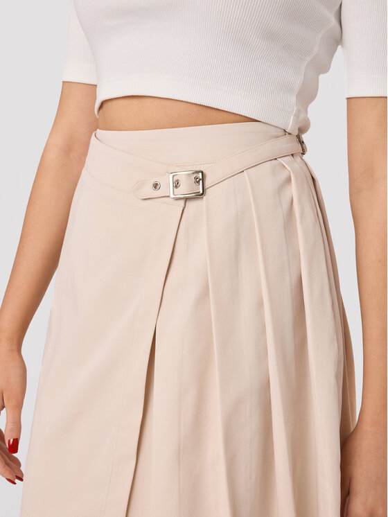 LAURELLA LAURELLA Spódnica Laurella 7VA004102 Beżowy Regular Fit