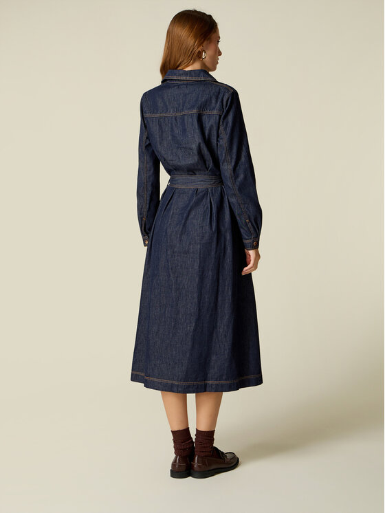 Oltre Oltre Abito da sera 7004R005175N034 Blu A-Line Fit