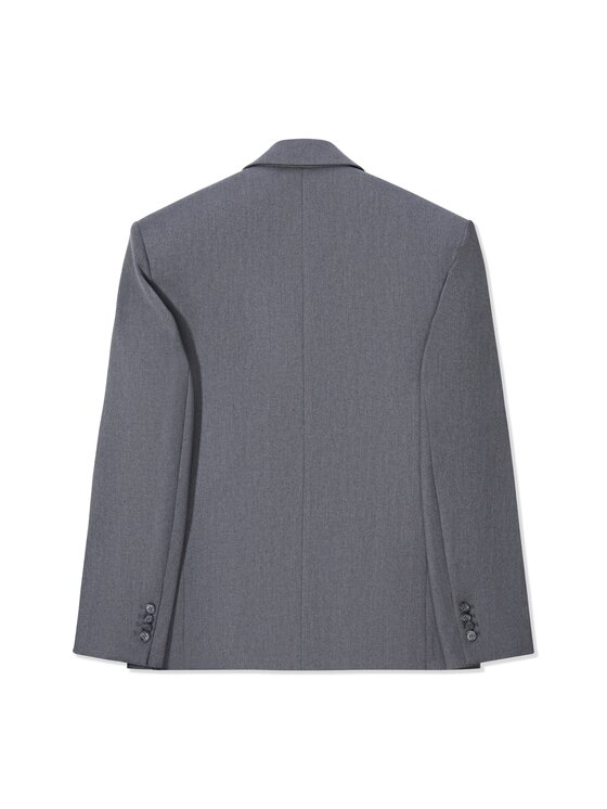 La Mania La Mania Marynarka ICONIC Szary Classic Fit