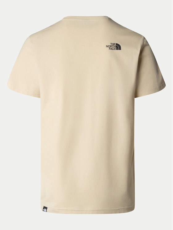 The North Face The North Face T-Shirt Simple Dome NF0A87NG Beżowy Regular Fit