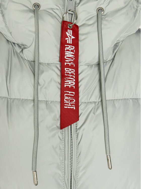 Alpha Industries Alpha Industries Bezrękawnik Long Puffer Vest 108002 Szary Regular Fit