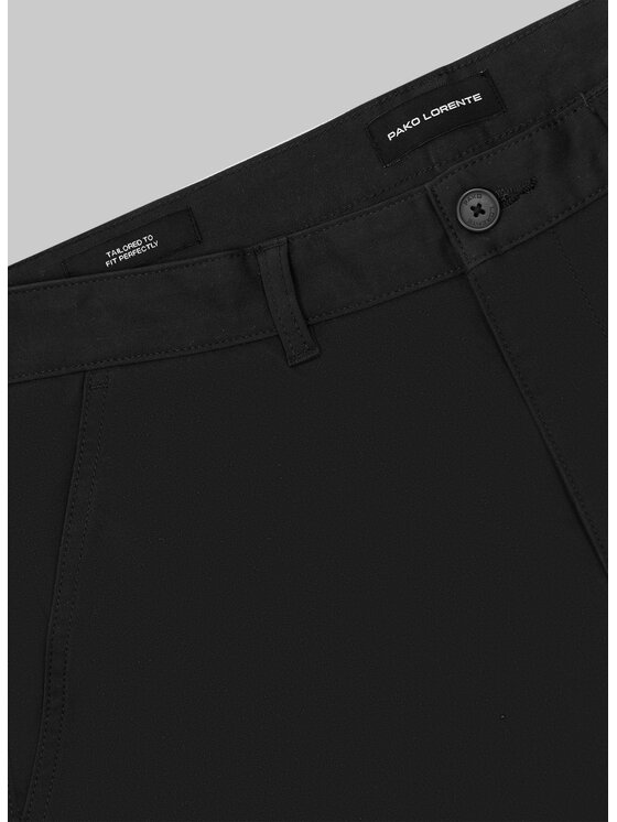 Pako Lorente Pako Lorente Szorty materiałowe P26SN-WS-007 Czarny Regular Fit