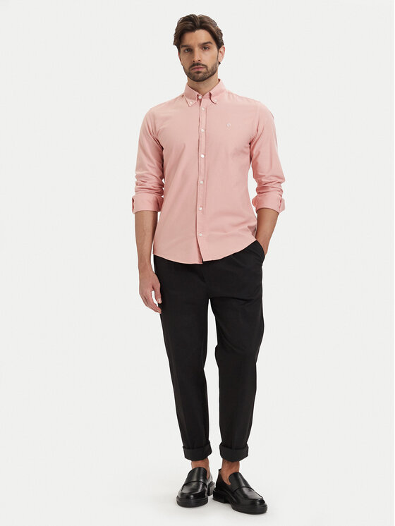 BOSS BOSS Koszula H-Roan 50555920 Różowy Slim Fit