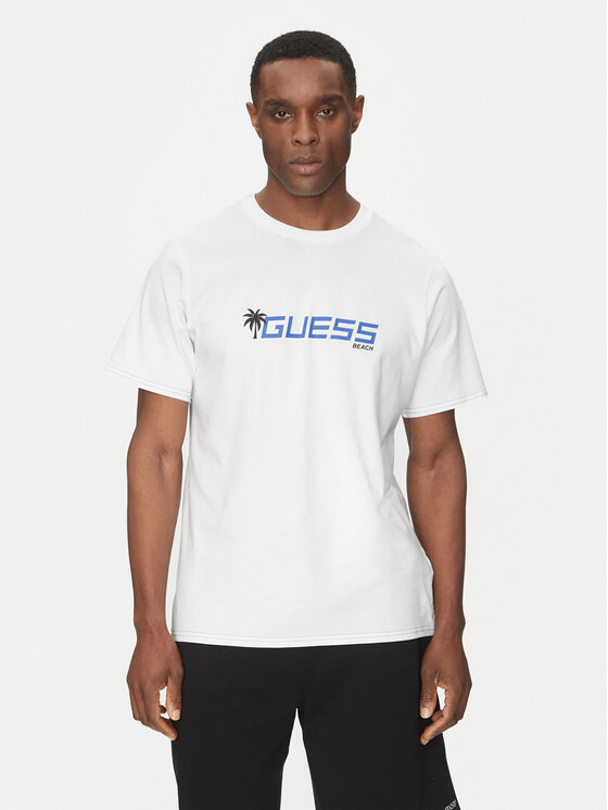 Guess Guess T-Shirt F5GI06 I3Z14 Biały Regular Fit