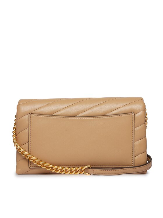 Tory Burch Tory Burch Kabelka Kira Chevron Chain Wallet 90343 Béžová