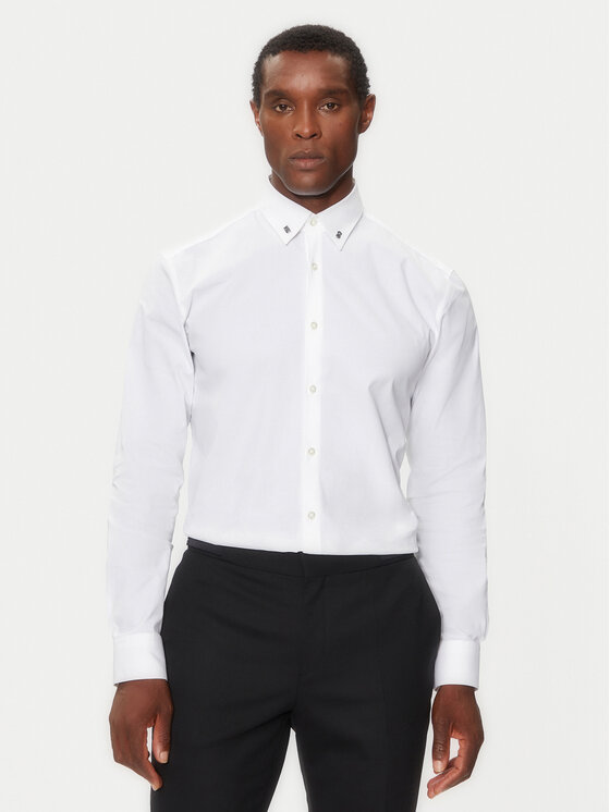 HUGO Hugo Сорочка Ermo 50490712 Білий Regular Fit