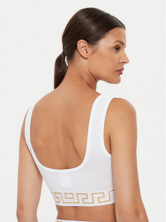 Versace Versace Σουτιέν τοπ 1013323 1A10011 Λευκό