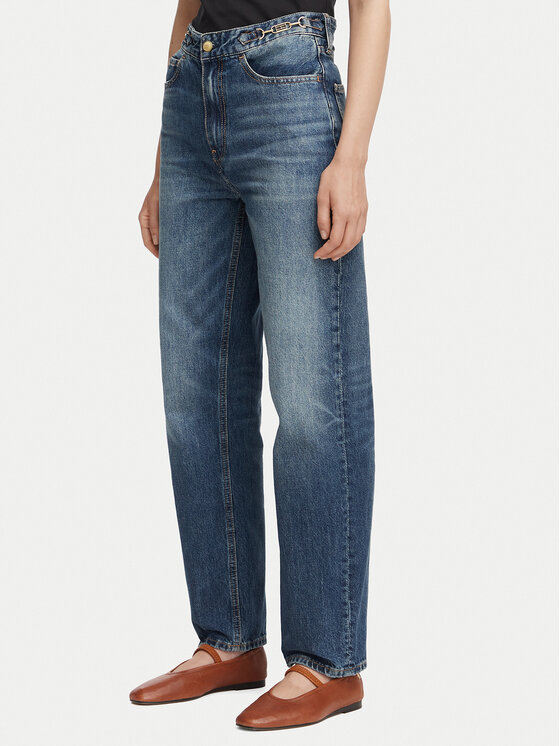 Tommy Hilfiger Traperice Cam WW0WW49960 Plava Straight Fit
