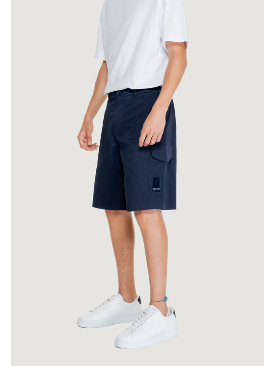 Armani Exchange Armani Exchange Szorty plażowe 3DZS07 ZN3TZ Niebieski Bermuda Fit