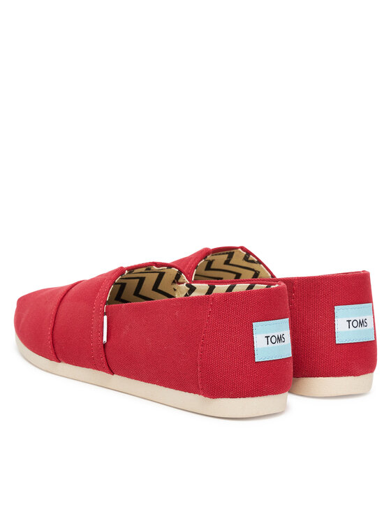 Toms Toms Poolsaapad Alpargata 10017665 Punane