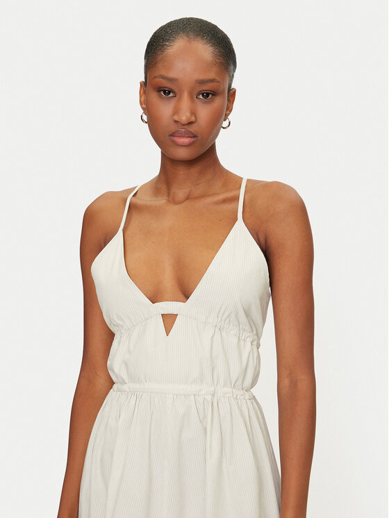 Herskind Herskind Sukienka letnia Miranda 5571172 Écru Regular Fit