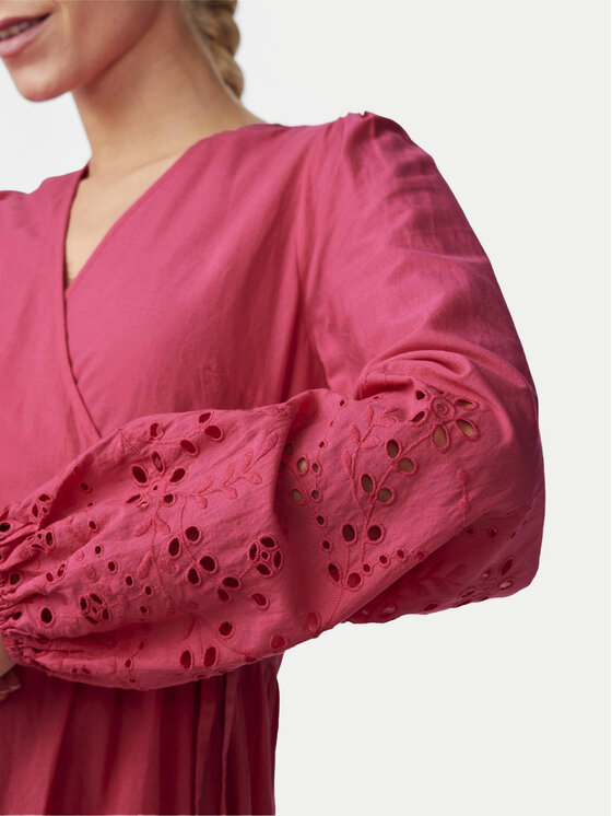 YAS YAS Sukienka codzienna Luma 26032685 Różowy Regular Fit