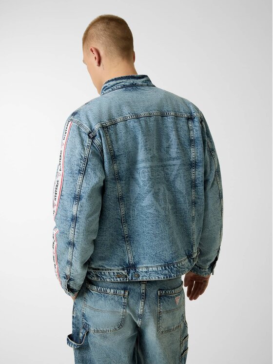 Guess Jeans Guess Jeans Kurtka przejściowa 182495 Niebieski Classic Fit