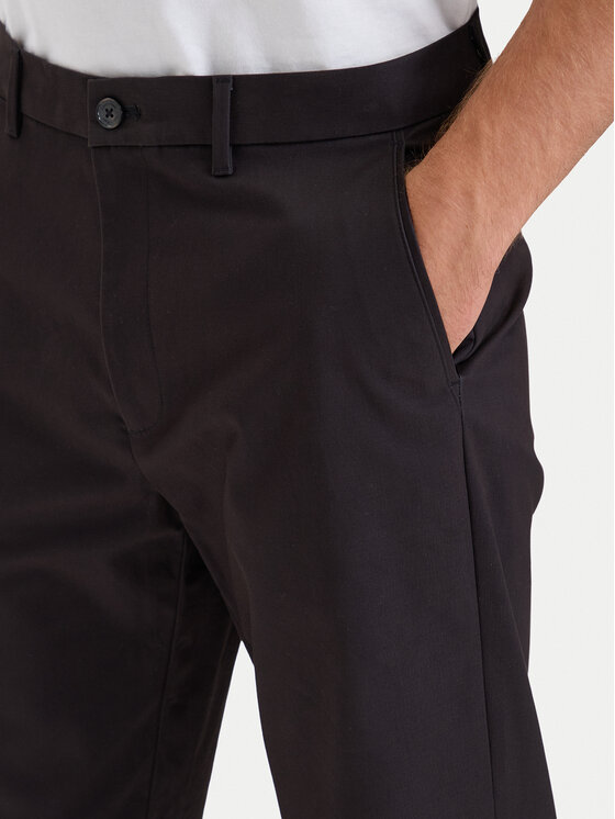 Calvin Klein Calvin Klein Παντελόνι chino LV04LH610G Μαύρο Tapered Fit