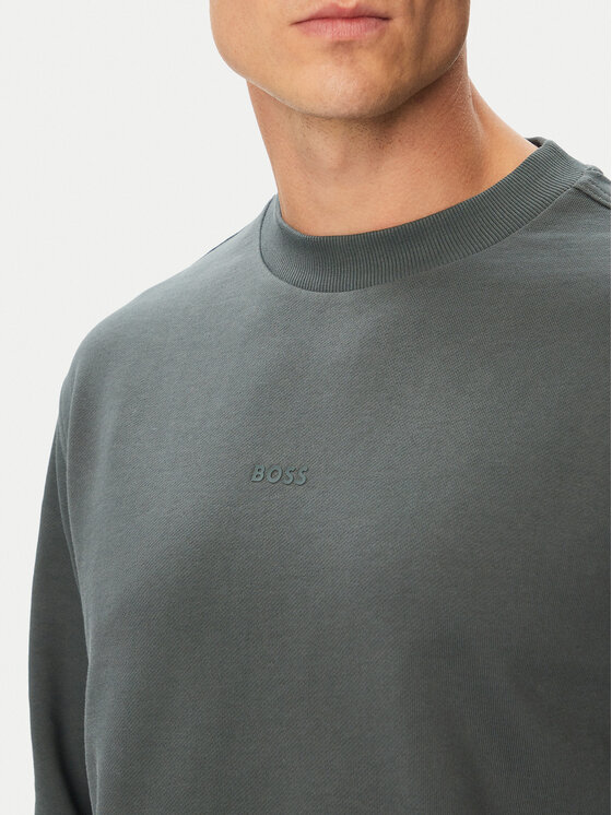 BOSS BOSS Džemperis We Smallcrew 50514541 Chaki Regular Fit