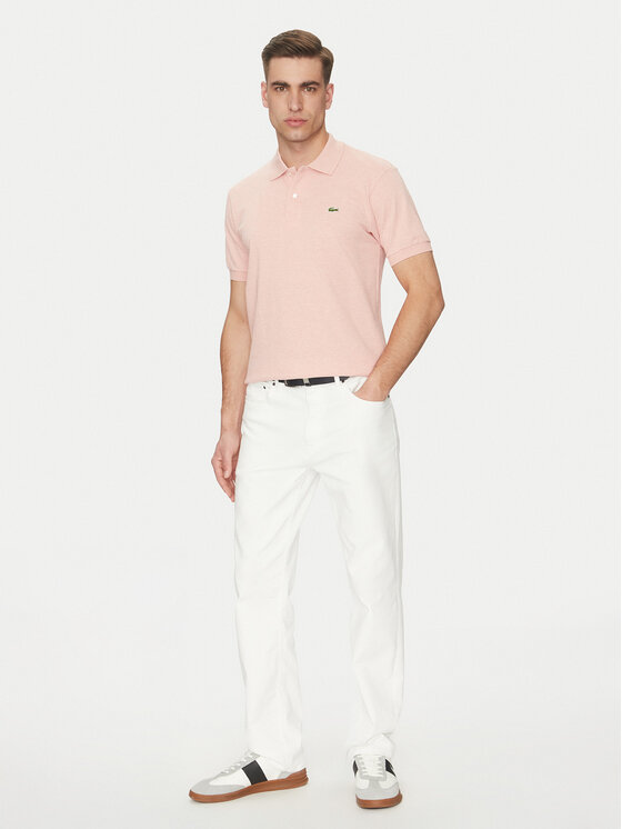 Lacoste Lacoste Polo L1264 Ružičasta Classic Fit