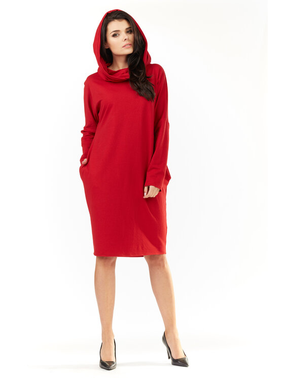 Infinite You Infinite You Vestito da giorno M152 Rosso Basic Fit