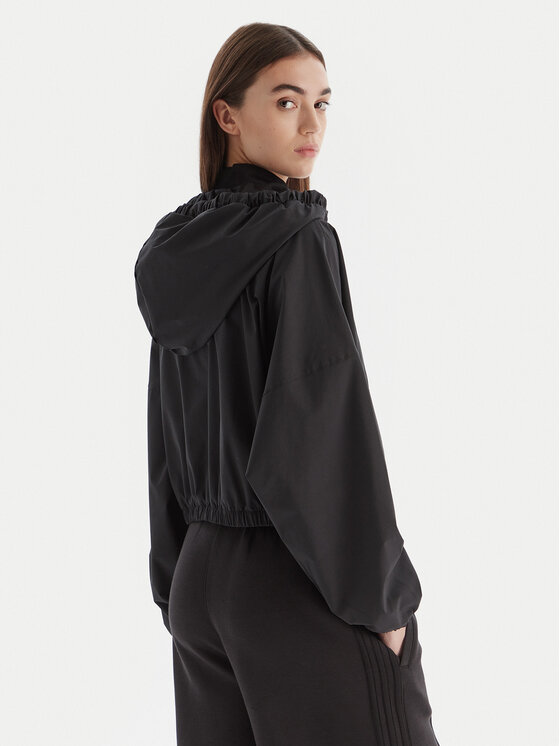 adidas adidas Übergangsjacke Ribbon Off Placed 3-Stripes JX2698 Schwarz Oversize
