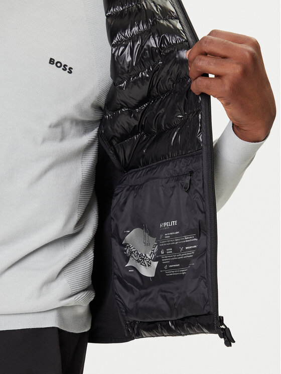 BOSS BOSS Veste Hypelite 50541303 Melns Regular Fit