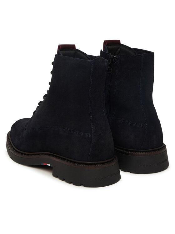 Tommy Hilfiger Tommy Hilfiger Kozaki Comfort Lwt FM0FM05594 Granatowy