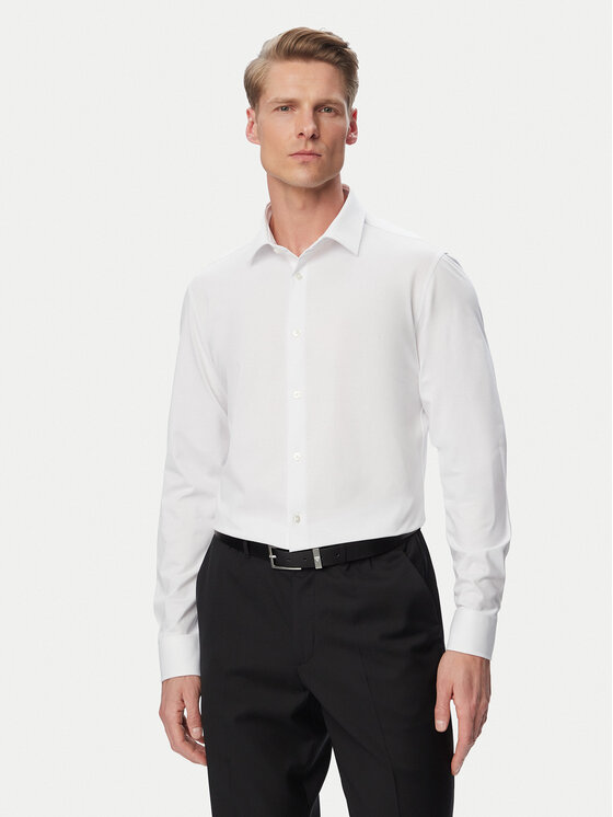 Calvin Klein Calvin Klein Πουκάμισο LV019EU146 Λευκό Slim Fit