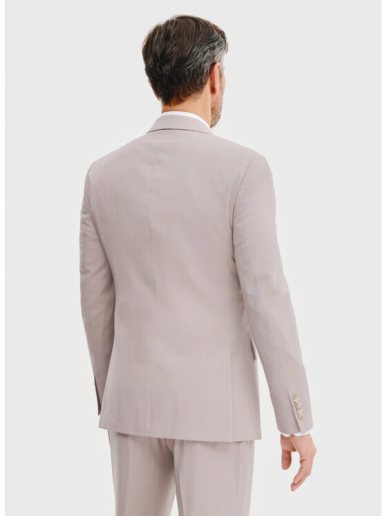 Pako Lorente Pako Lorente Marynarka P25SP-3G-013 Różowy Super Slim Fit