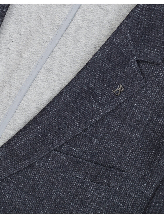Borgio Borgio Marynarka lumarzo Granatowy Slim Fit