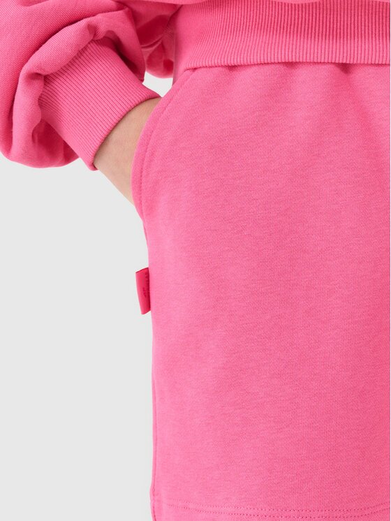 4F 4F Pantaloncini 4FJWSS25TSHOF470-54S Rosa Oversize