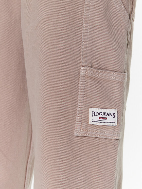 BDG Urban Outfitters BDG Urban Outfitters Auduma bikses BDG UTILITY SKATE SAND 76474220 Bēšs Relaxed Fit