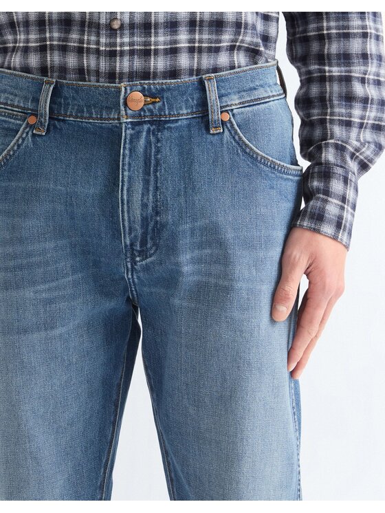 Wrangler Wrangler Jeansy REDFORD Niebieski Straight Leg