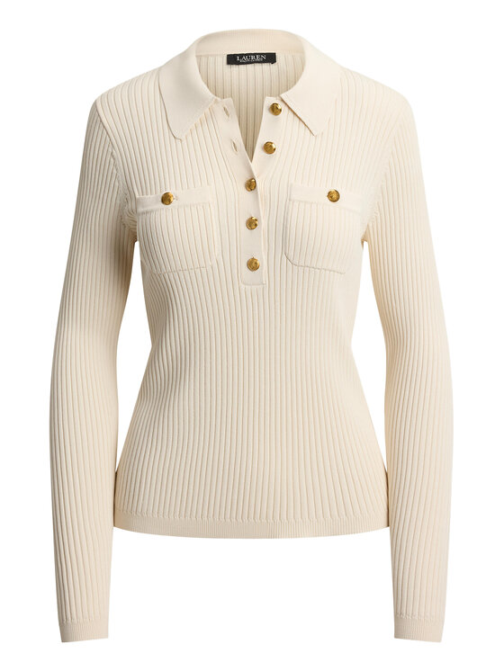 LAUREN RALPH LAUREN LAUREN RALPH LAUREN Džemperis 200P03459003 Krēmkrāsas Slim Fit