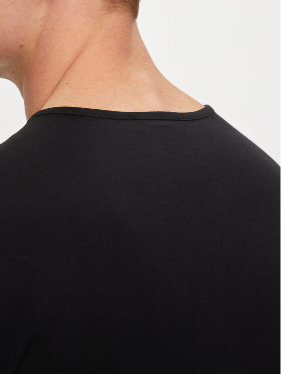 Versace Versace Pika varrukaga särkide komplekt AU10197 Must Slim Fit