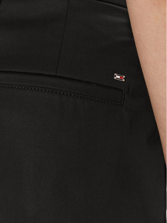 Tommy Hilfiger Tommy Hilfiger Szorty materiałowe WW0WW41769 Czarny Regular Fit