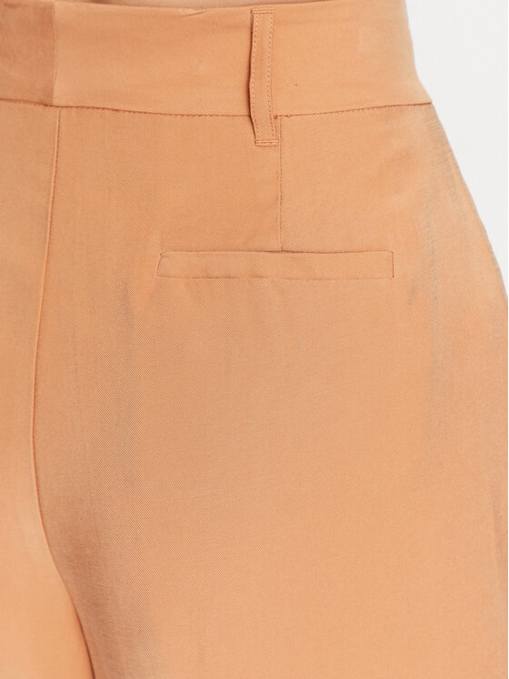 DKNY DKNY Palazzo kalhoty P3EK8Q84 Oranžová Regular Fit