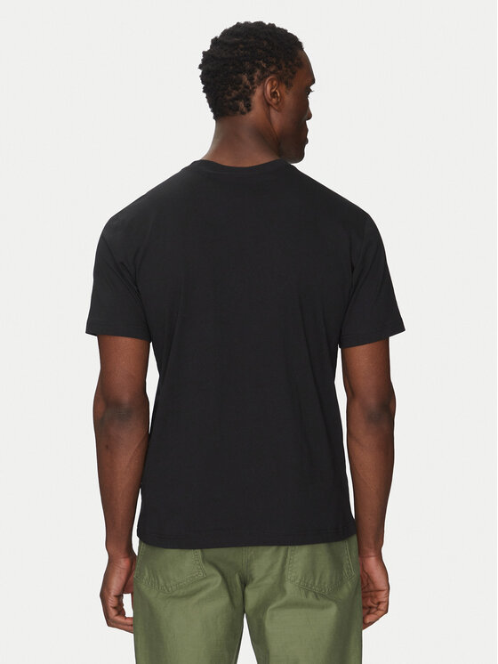 Champion Champion Футболка 220761 Чорний Loose Fit