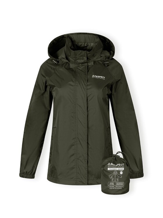 minoti minoti Kurtka przeciwdeszczowa 26LRJACKET3 Khaki Regular Fit