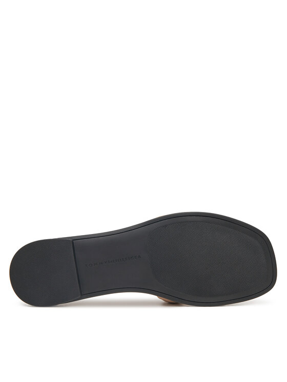 Tommy Hilfiger Tommy Hilfiger Klapki Th Logo Strap Mule FW0FW08671 Beżowy